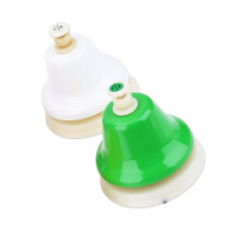 8-Note Colorful Hand Bell Handbells Set Musical Instrument Toy for Kids Children