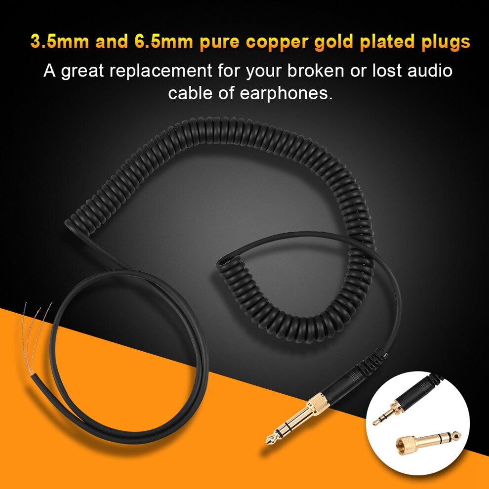 For Beyerdynamic DT 770/ 770Pro/ 990/ 990Pro Earphones Headphones Audio Spring Wire Coil Cable-image-OPC-PHP9PMX-NEW