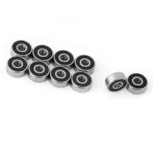 Hochwertige doppelt abgedichtete 623-2RS Mini 3*10*4mm Kugellager, 10er Pack, Stahl
