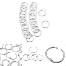 Hochwertige 20 Stück strapazierfähige 30mm Scharnierringe für losen Blätter und Schlüsselhalter