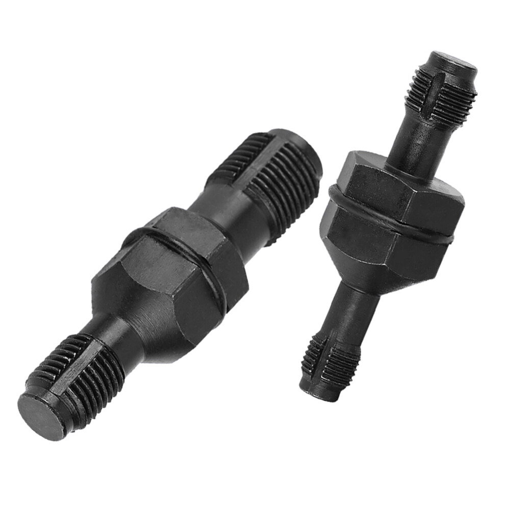 2Pcs Carbon Steel Spark Plug Thread Insert Tap Set M10*1.0 / M12*1.25 M14*1.5 / M18*1.5 9361311734154