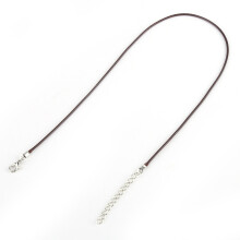 10 Stück Verstellbares Braunes Wachsseil, Halsband-Schnur für DIY-Schmuckherstellung