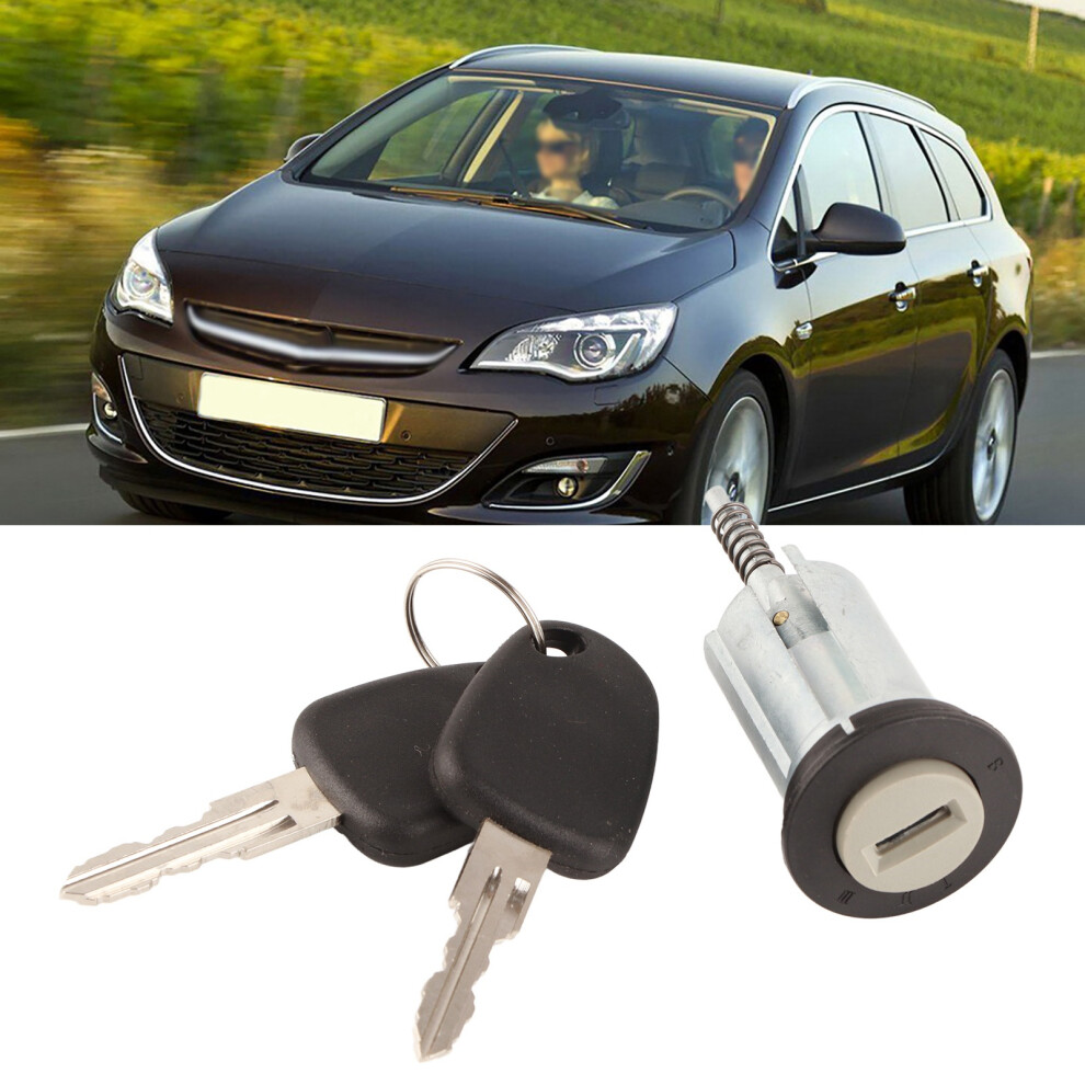 Car Ignition Lock Barrel With 2 Keys For Vauxhall Astra Corsa Meriva Tigra Combo 8441311734949