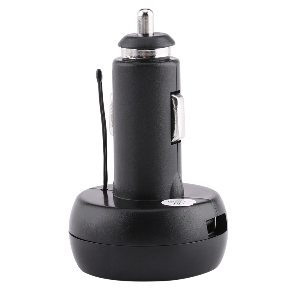 Dual Led Digital Display Voltmeter Thermometer Cigarette Lighter Usb Car Charger (, Red) Green/Red 6941311735202