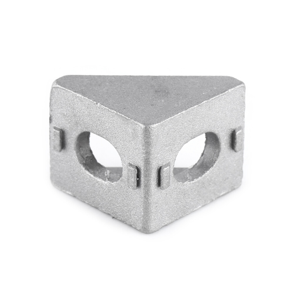 10Pcs Aluminum Alloy L Shape Corner Bracket Right Angle Brace Fastener 20X20mm 9331311735314