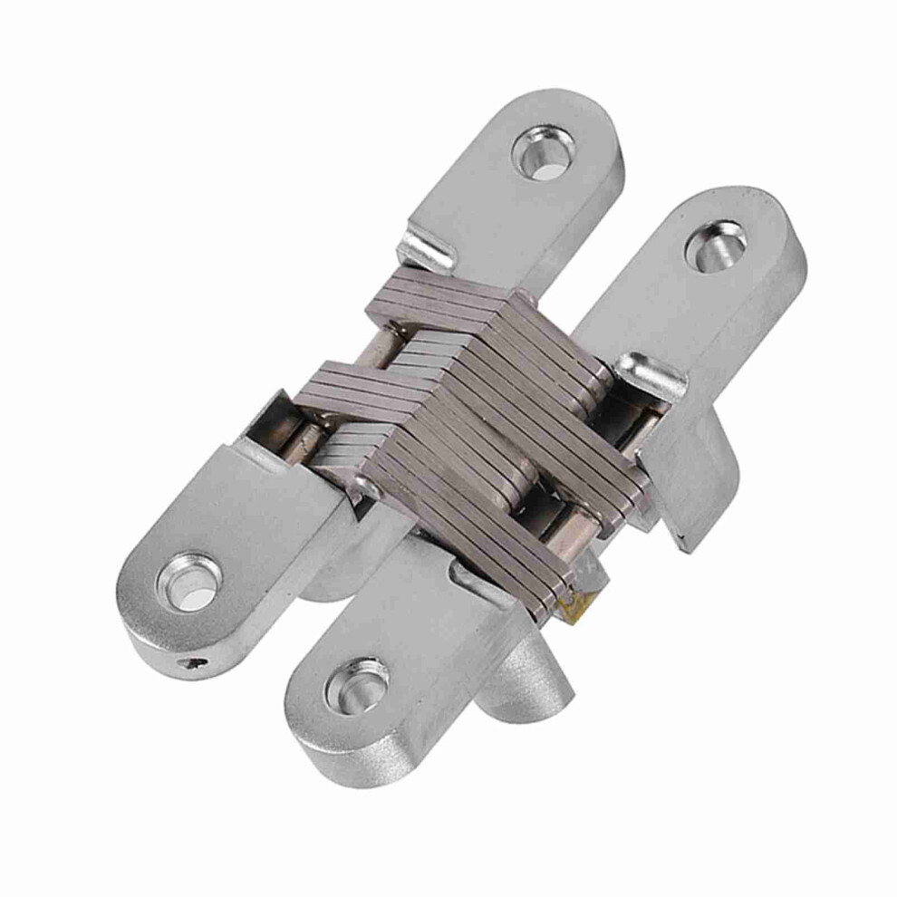 180 Degree Zinc Alloy Invisible Folding Door Cross Hidden Hinges (94Mm) 3391311735543