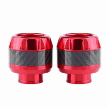 Carbonfaser Motorrad-Gabelschutz Reifensturzschutz 5,1 cm Blau, Rot, Schwarz