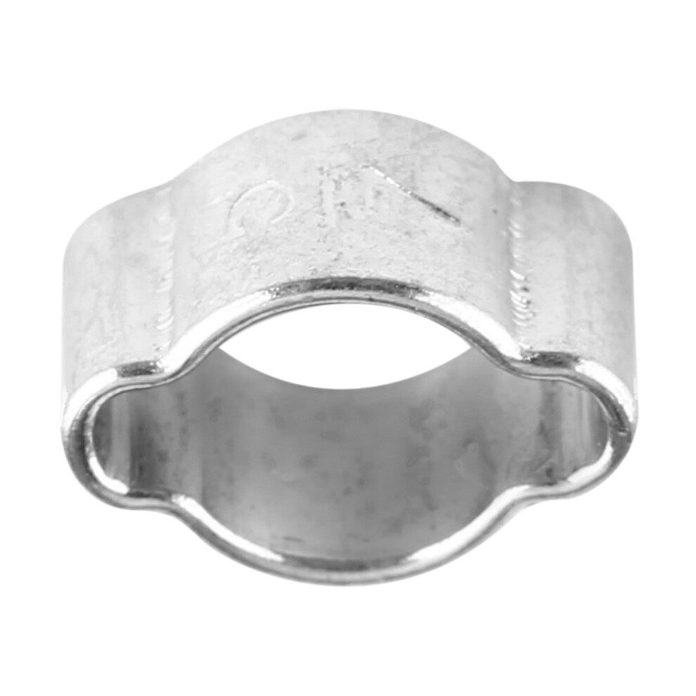 10Pcs Zinc Plated Iron Galvanized Two Ear Hose Clamp 5Â23Mm For Fule Petrol Pipe Tube (5Â7Mm) 8711311735346