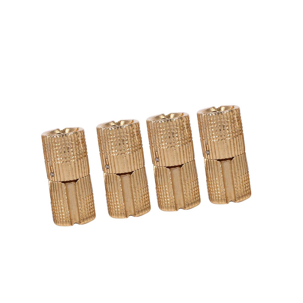 4Pcs/Pack Copper Cabinet Door Concealed Barrel Hinge For Worktops Diy Project 12Mm 3511311735637
