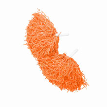 Orange Cheerleader Pom Puffs für Kinder, 2 Stück, leicht und langlebig