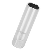 14 mm Hochsichtbarer Zündkerzenschlüssel zum Entfernen, A6032, langlebiges Metall, 63 mm