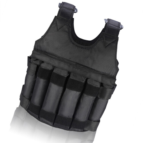 Exercise Training Fitness 50KG Maximum Loading Adjustable Workout Empty Weight Vest 2
