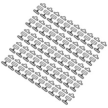 50x Metall Kupfer-Fliege-Klammern 20mm Schwarze, verstellbare Befestigungen