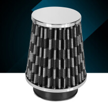 Hochdurchfluss-Kaltluftansaugkit Schwarzes Mesh-Konus - 76 mm Ansaugdurchmesser