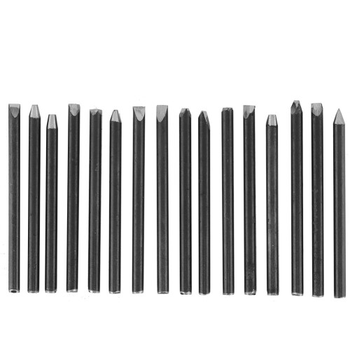Amboss-Meißel-Set, 16 Stück, 4-mm-Schaft, Farbe: Bilder 1