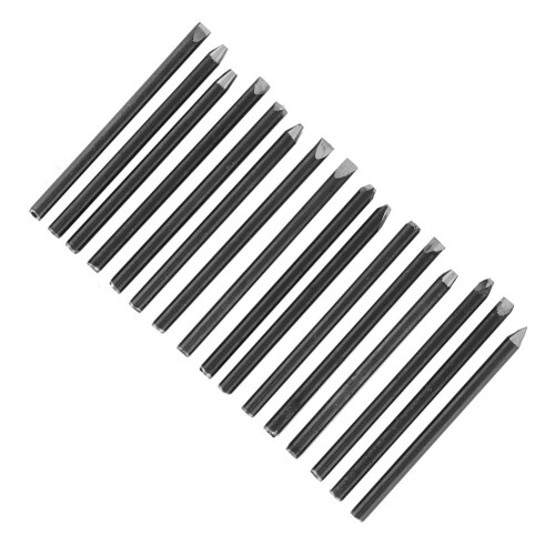 Amboss-Meißel-Set, 16 Stück, 4-mm-Schaft, Farbe: Bilder 2