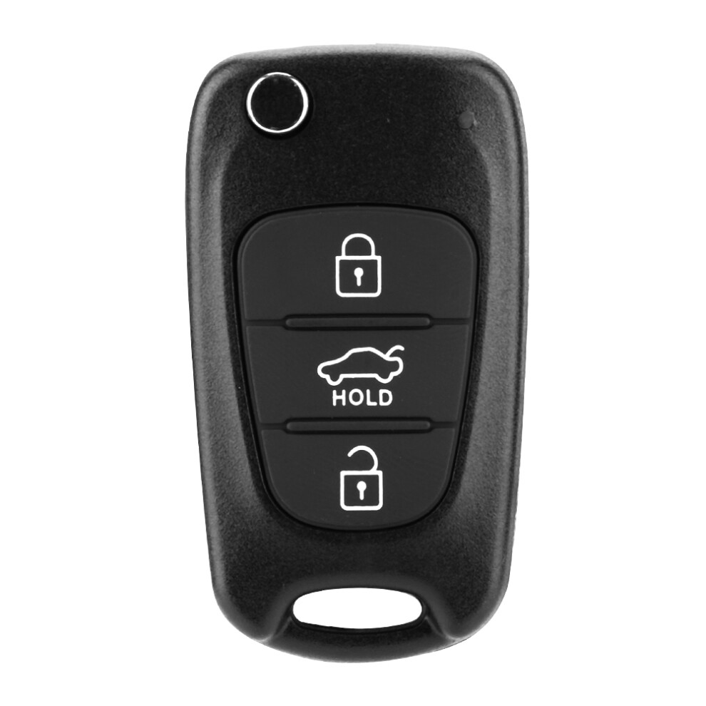 Flip 3 Button Remote Key Fob Case Shell Cover Fit For Kia Rondo Sportage Soul Rio 5041311738805
