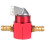 PIT PRO 6 mm Aluminium Inline-Kraftstoffhahn-Schalter Rot 12