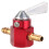 PIT PRO 6 mm Aluminium Inline-Kraftstoffhahn-Schalter Rot 9