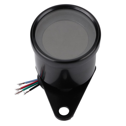 Universal LED-Tachometer 0-160 km/h 66 mm Schwarz 1