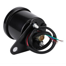 Universal LED-Tachometer 0-160 km/h 66 mm Schwarz