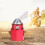 PIT PRO 6 mm Aluminium Inline-Kraftstoffhahn-Schalter Rot 5