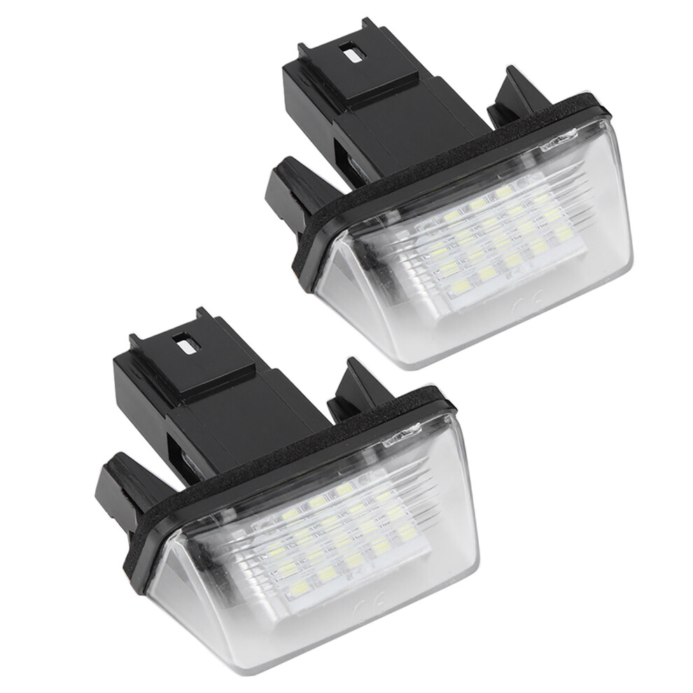 2Pcs 18 Led Left&Right Car License Plate Lamp For Citroen C3 2002Â2009 Light 3651311738914