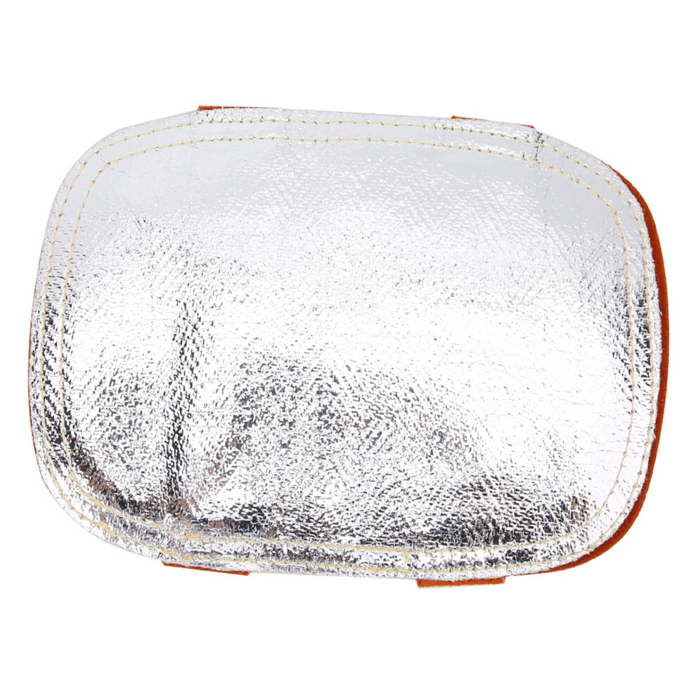 Heat Shield Split Cowhide Leather Aluminized Back Welding Hand Pad 4641311738747