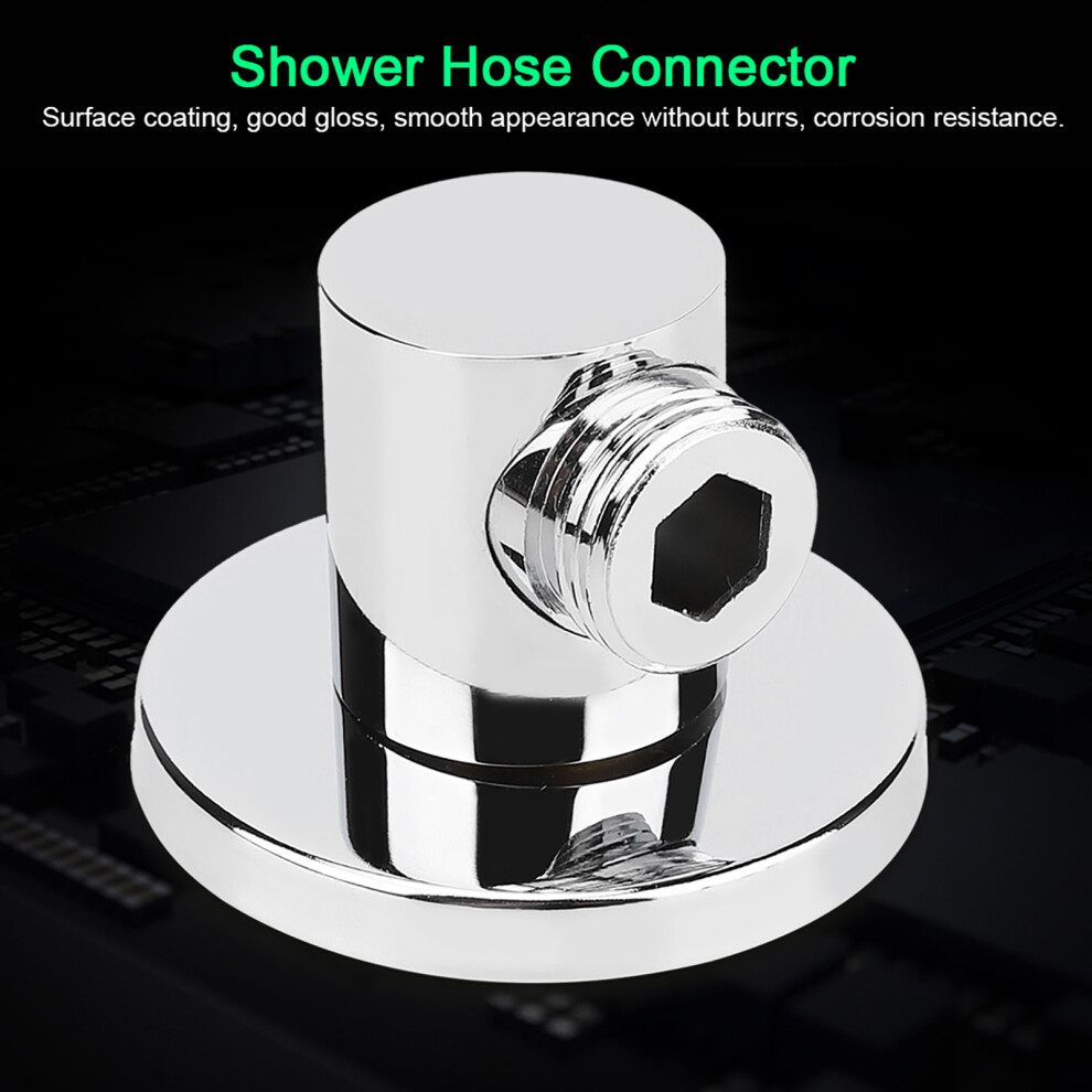 Household Copper Wall Mounted Shower Hose Connector Wall Elbow Bathroom Accessories G1/2In 7641311740129