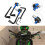 Bremsenschutzgriff für Motorrad - blauer Lenkerhebel 6