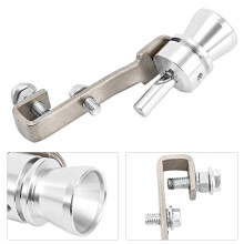 Aluminium Turbo-Whistle-Klankstabilisator für Autoschlauch, Silber