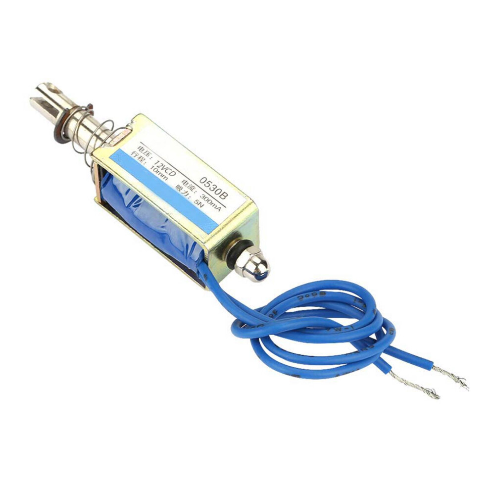 Automation Control 6/12/24V Dc 300Ma Dc Pull Electromagnet 5N Retractable Range 10Mm(12V) 3141311741118