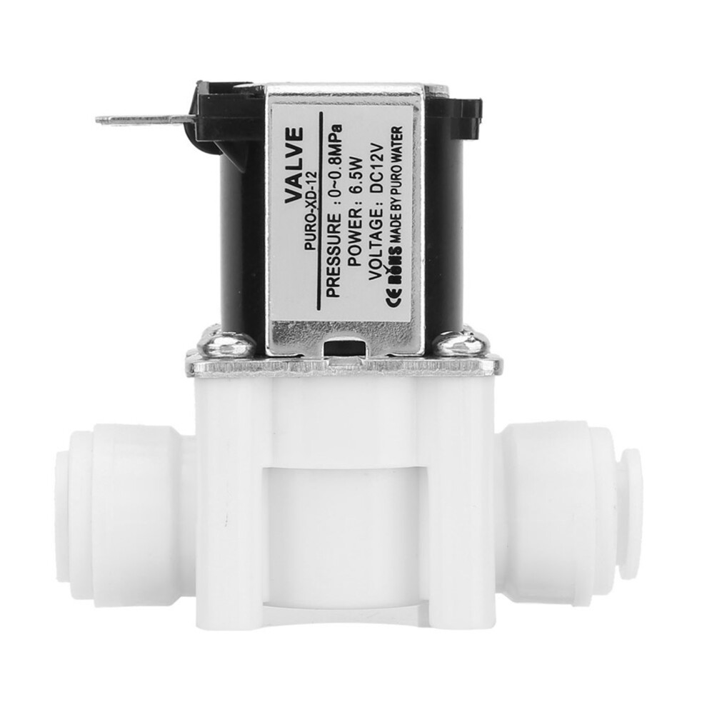1Pc Dc 12V Dc Plastic Electric Solenoid Valve Quick Connect Normally Close 6931311741099