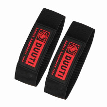 DUUTI 2pcs Elastic Bicycle Puttee Safety Belt Bike Leg Bands Riding Equipment (Black)
