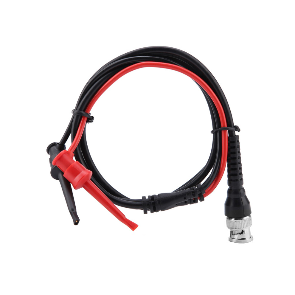 P1260 Coaxial Cable Bnc To Bnc Crocodile Chip Test Hook Testing Lead Kit 4331311742188