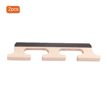 HA02 2 Stück Banjo-Brücke 7,6 x 0,6 x 1,5 cm Farbe: wie auf dem Bild