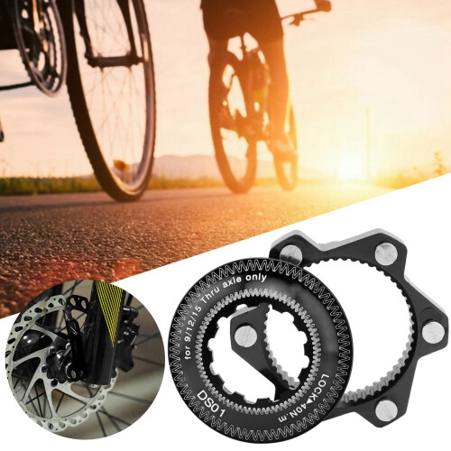 Center Lock 6-Bolt Rotoradapter 52x18mm Schwarz