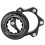 Center Lock 6-Bolt Rotoradapter 52x18mm Schwarz 15