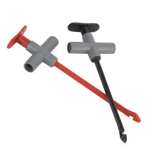 P5010 2 Stück Durchstichsonden 143,5 mm 4x4 mm Rot/Schwarz