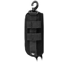 Nylon-Brillenetui 17,0  7,0  6,0 cm Schwarz/Khaki