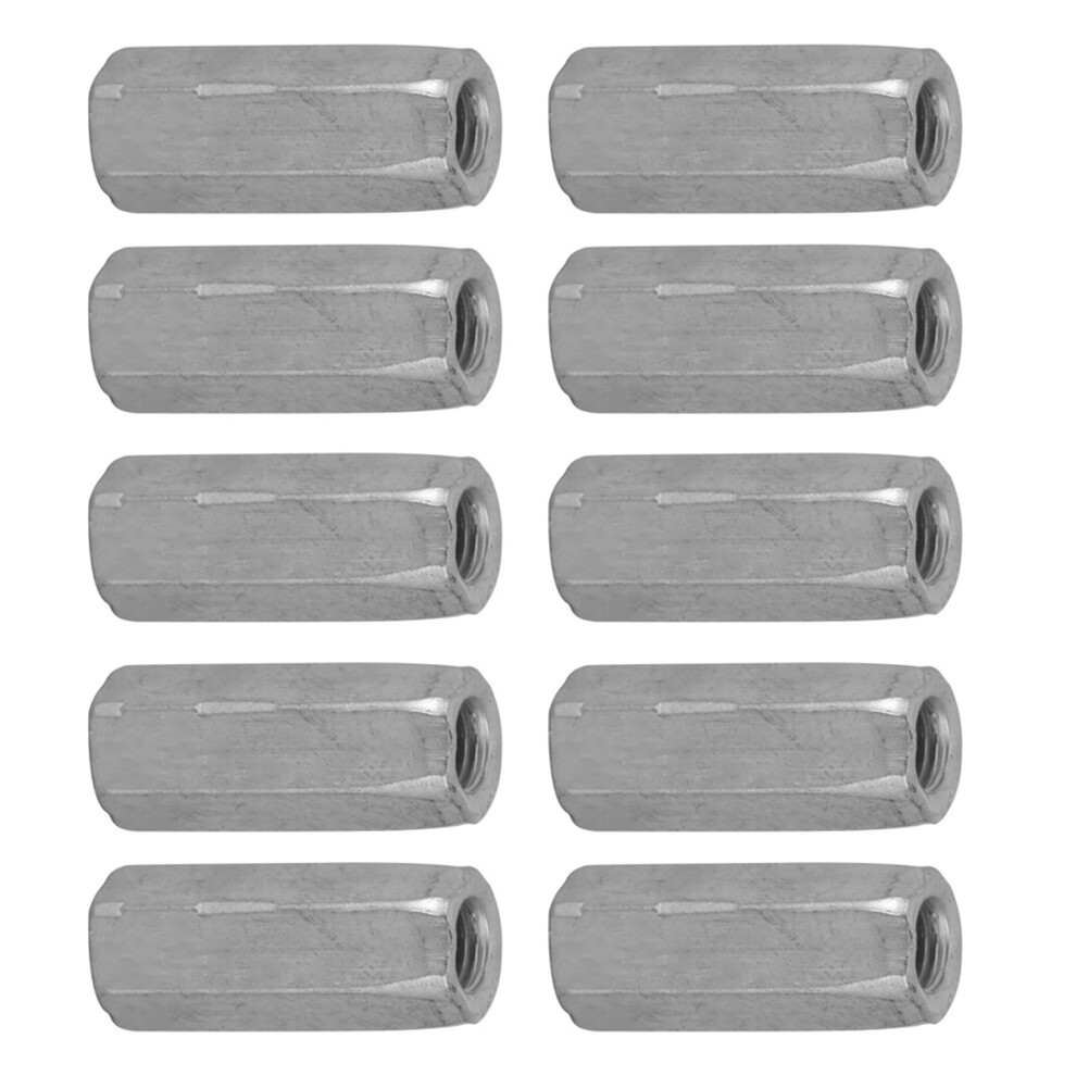 10Pcs Long Rod Nut Hex Hexagonal Sleeve Nut Standoff Threaded Fasteners (M6 * 25) 6911311743422