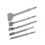 5pcs Different Type SDS Plus Bits Chisel Set for Electric Rotary Hammer 11