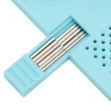 blaue Aufwickelscheibe 15,5 x 9,2 cm, 20-Nadeln-Set