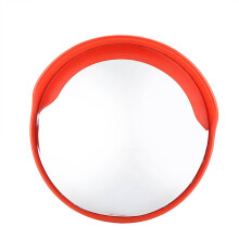 30cm Wide Angle Driveway Road Safety Convex Traffic Mirror with Mounting Hardware Accessories