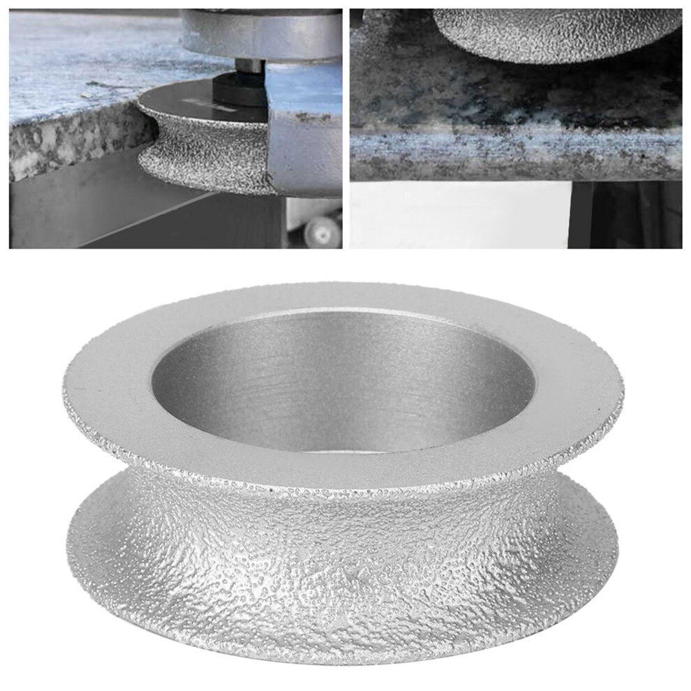 7.3Cm Brazed Diamond Grinding Wheel Concave Abrasive Wheel For Stone Ceramic Glass2.0cm 6951311744272