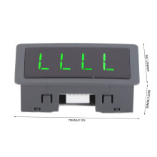 Grün 4-stellige Motor-Drehzahlanzeige NPN-Hall-Abstandsschalter-Sensor LED-Tacho"