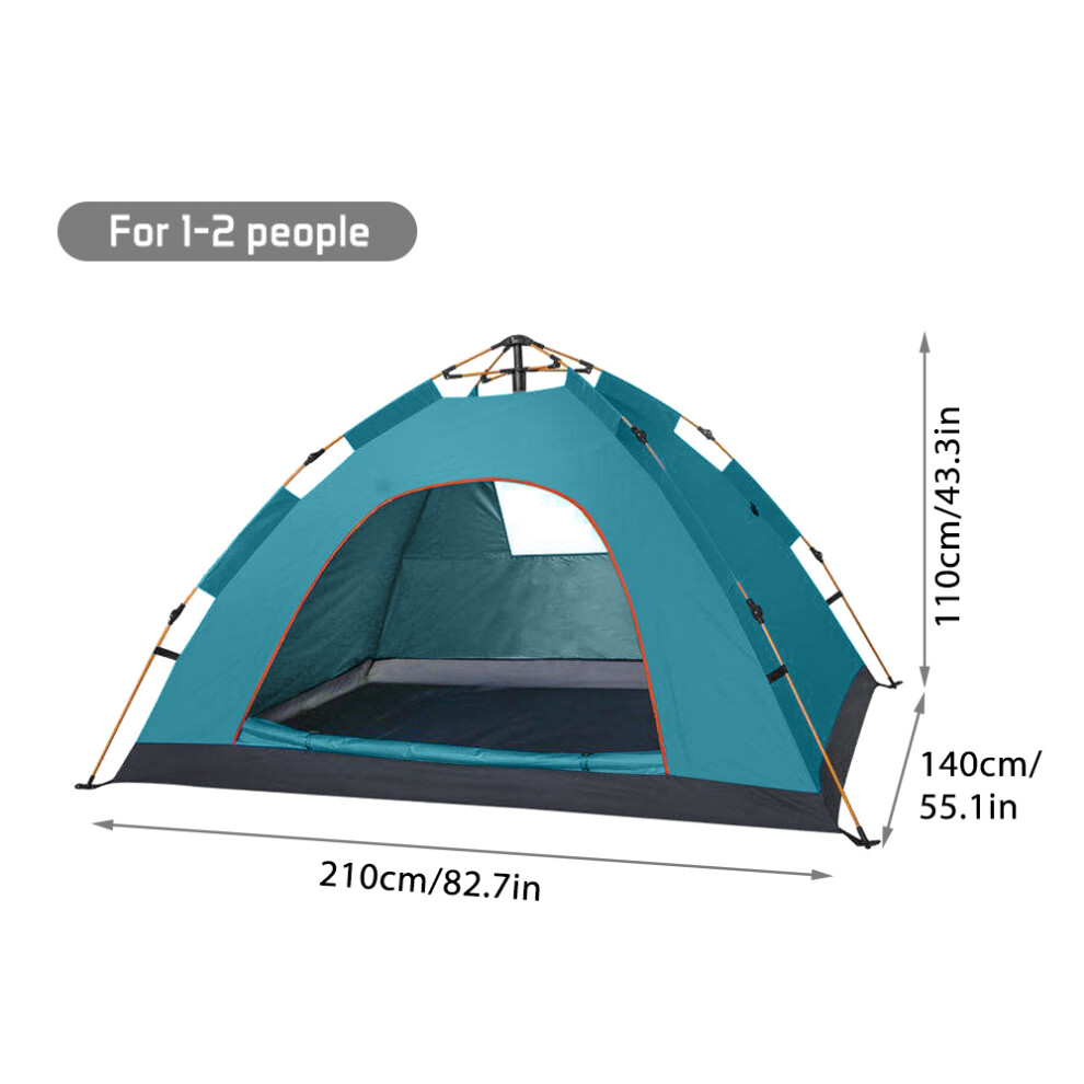 Outdoor Pop Up Tent Water-resistant Portable Instant Camping Tent for 1-2 People Family Tent