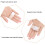 6Pcs Hammer Toe Straightener Tapes Toe Wraps 4
