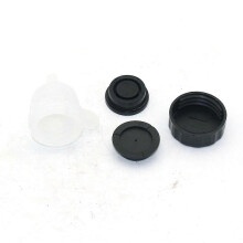 (As show, One size) 2pcs Motorcycle horizon refitted small oil cup, rear brake pump upper pump, split oil pot, small oil box, oil pot