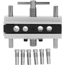 (As show, One size) Drill Guide Kit, Alloy Steel Drilling Jig, Woodworking Punch Locator(Metric System)